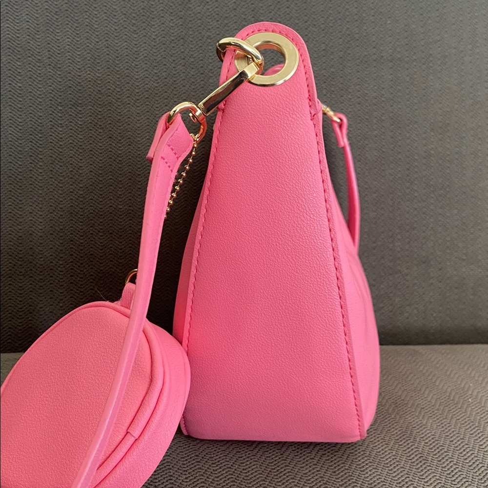 SOLD! Juicy Couture Exclusive Pink Lemonade Hold Up Hobo - Picture 9 of 12